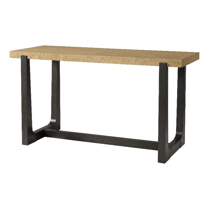 Brown Mid-Century Bar Height Dining Table