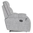 Gray Chenille Casual Reclining Sofa