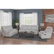 Gray Chenille Casual Reclining Sofa