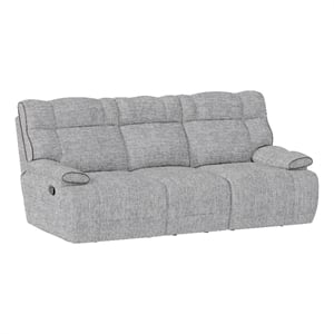 Gray Chenille Casual Reclining Sofa
