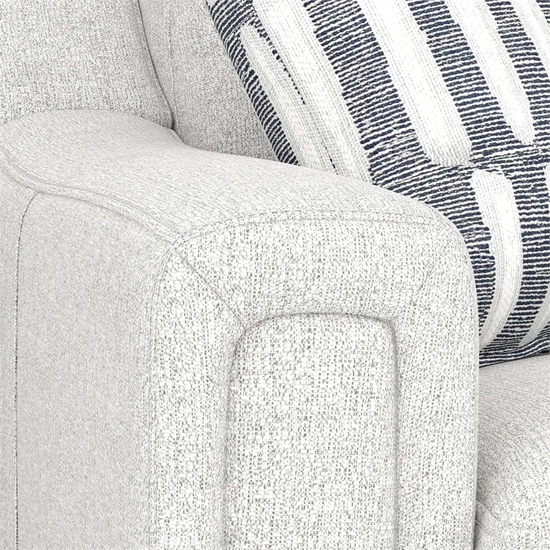 Cream Dual Power Classic Contemporary Loveseat