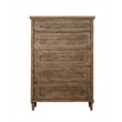 Wallace & Bay Brown Rustic 5-Drawer Chest