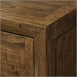Wallace & Bay Brown Rustic Pine 5-Drawer Chest
