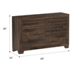 Wallace & Bay 6-Drawer Dresser in Brown