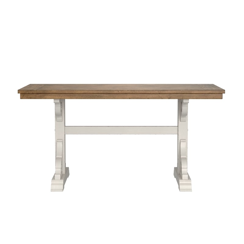 Wallace & Bay Farmhouse Trestle Dining Table