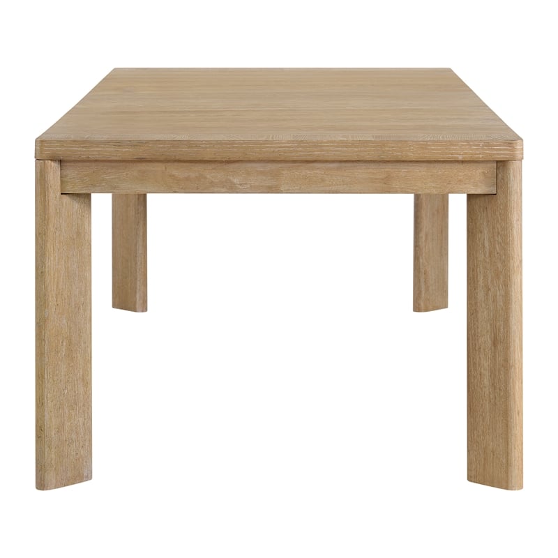 Brown Farmhouse Dining Table with Removable Leaf