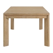 Brown Farmhouse Dining Table with Removable Leaf