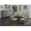 Wallace & Bay Beige Rustic Louvred Door Buffet