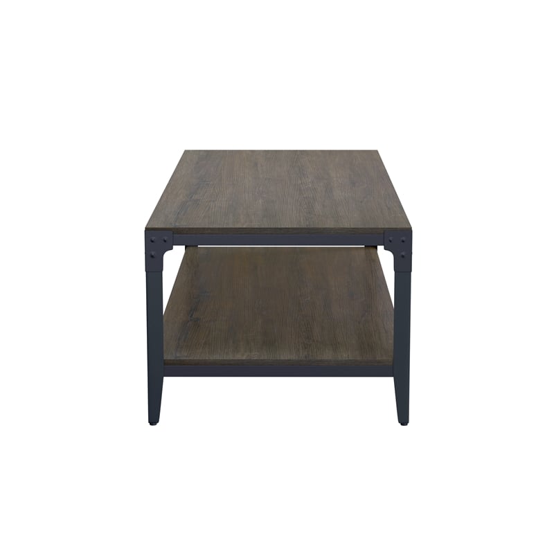 Wallace & Bay Gray Industrial Cocktail Table