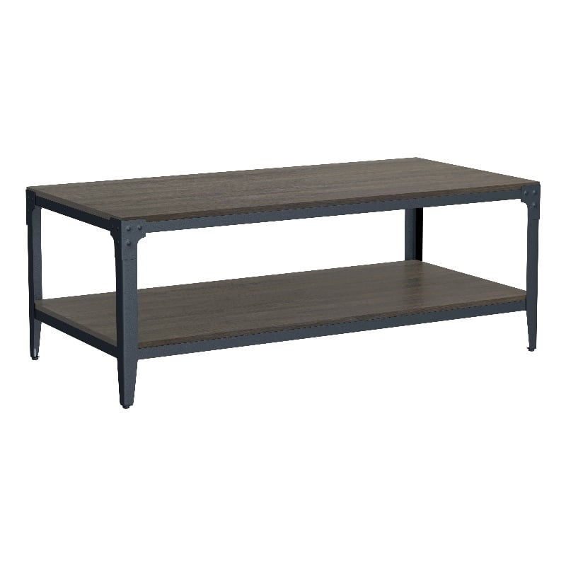 Wallace & Bay Gray Industrial Cocktail Table