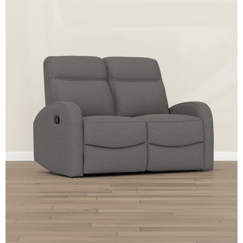 Gray Manual Reclining Loveseat