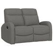 Gray Manual Reclining Loveseat