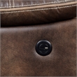 Brown Rustic Power Reclining Sofa