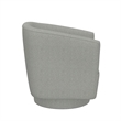 Gray Upholstered Contemporary Swivel Accent Chair