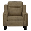 Brown Leather Power Recliner