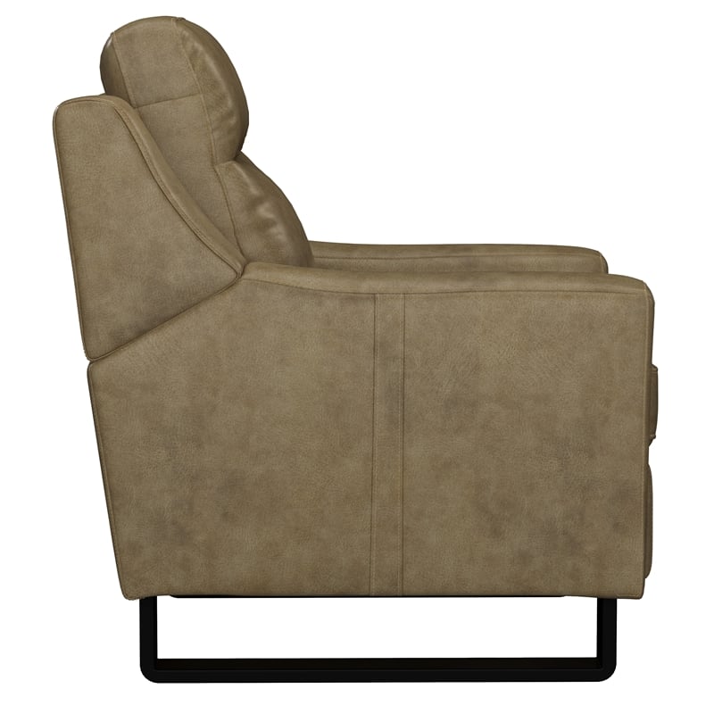 Brown Leather Power Recliner