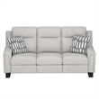 Wallace & Bay Cream Upholstered Dual Power Sofa