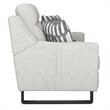 Wallace & Bay Cream Upholstered Dual Power Sofa