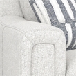 Wallace & Bay Cream Upholstered Dual Power Sofa