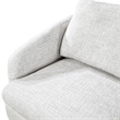 White Transitional Swivel Accent Chair