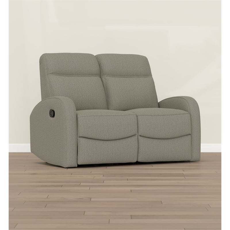Wallace & Bay Tan Manual Reclining Loveseat