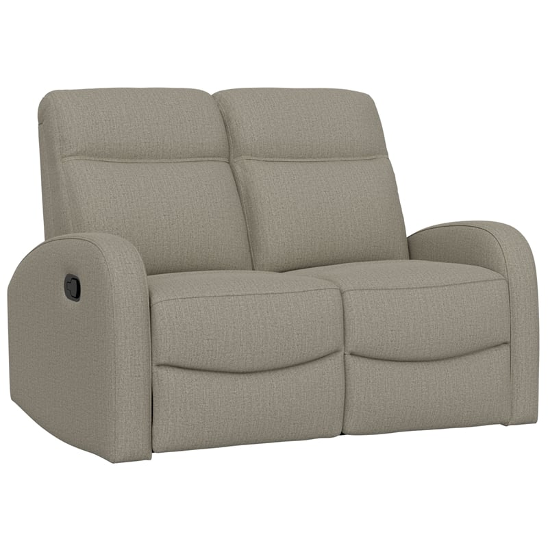 Wallace & Bay Tan Manual Reclining Loveseat