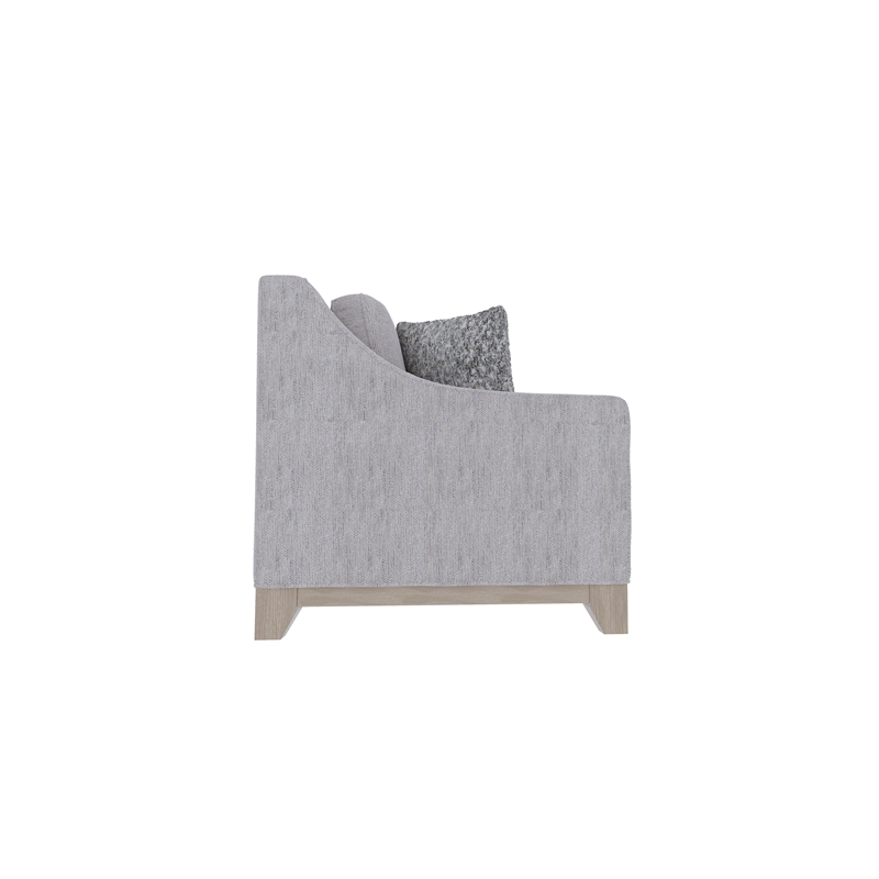 Gray Weathered Wood Base Casual Sofa
