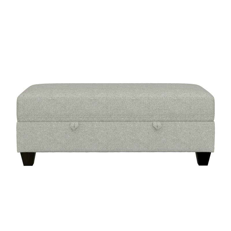 Wallace & Bay Fabric Storage Ottoman in Beige