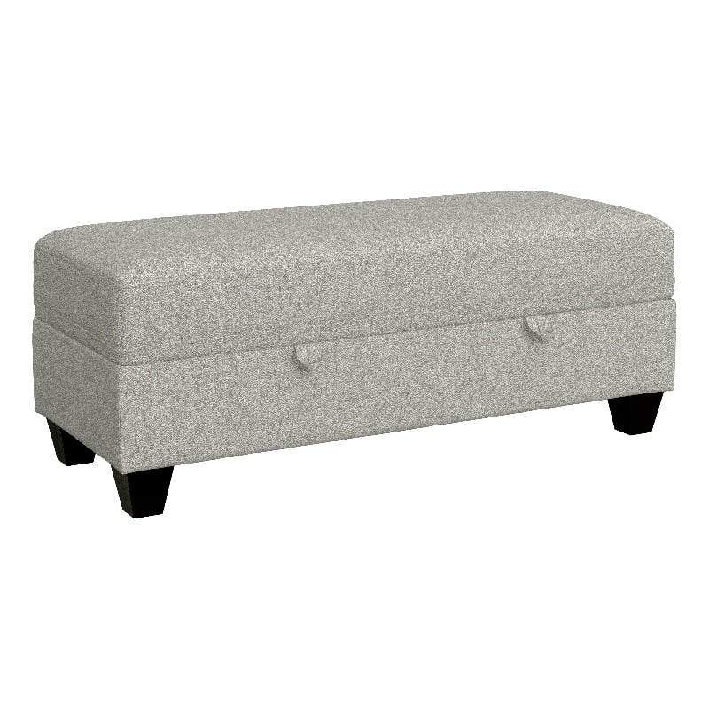 Wallace & Bay Fabric Storage Ottoman in Beige