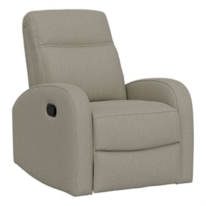 Tan Rocker Recliner with Manual Reclining