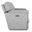Gray Power Reclining Sofa with Hidden Storage