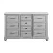Wallace & Bay Coastal Gray 10-Drawer Dresser
