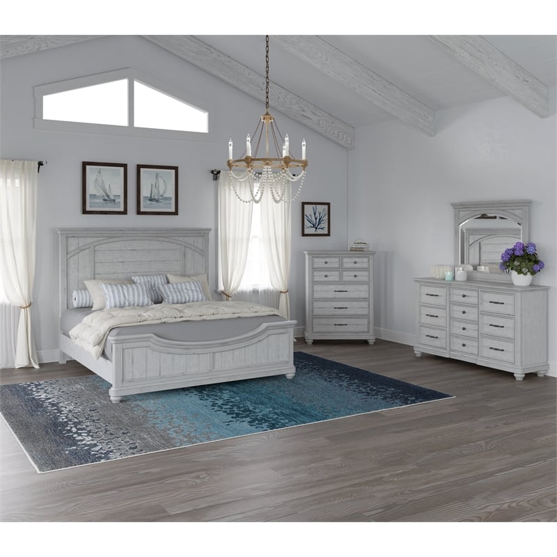 Wallace & Bay Coastal Gray 10-Drawer Dresser