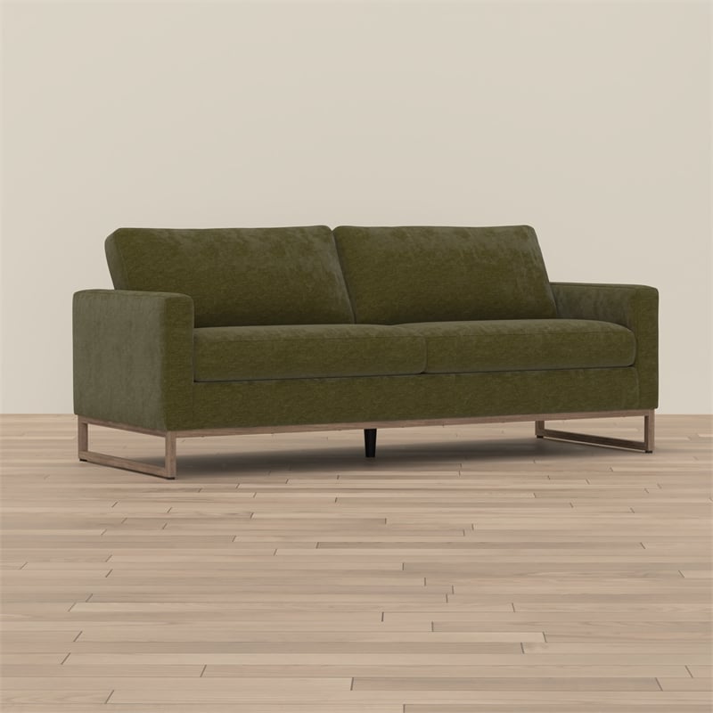 Chenille Sofa in Green