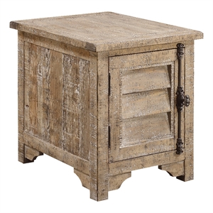 Wallace & Bay Gray 20&quot Wide Chair Side Table