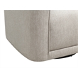 Beige Contemporary Swivel Accent Chair