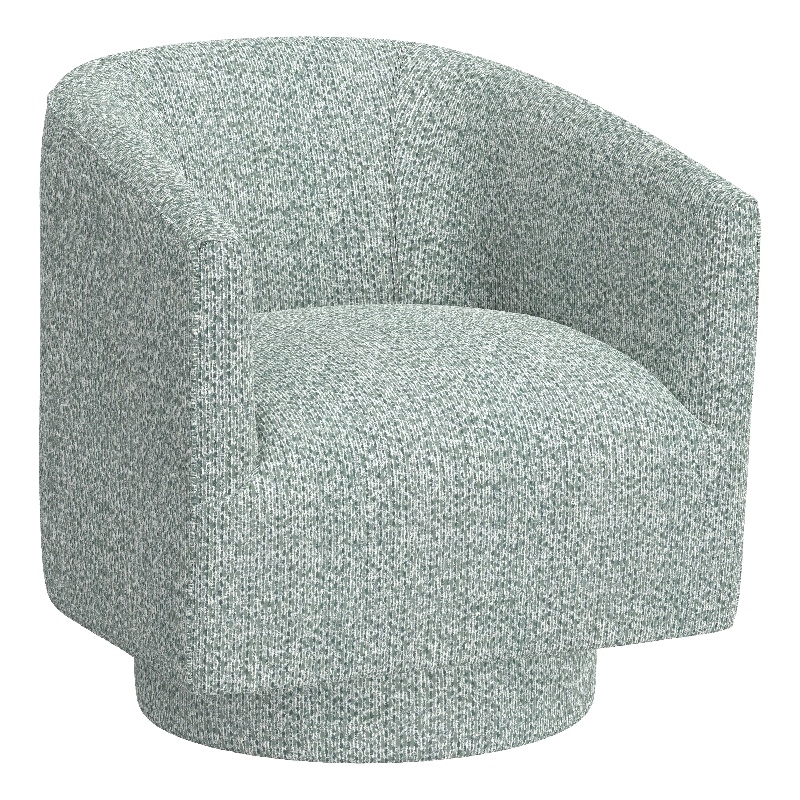 Blue Swivel Accent Chair