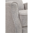Beige Transitional Swivel Gliding Recliner