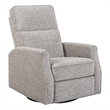 Beige Transitional Swivel Gliding Recliner
