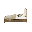 Wallace & Bay White Rustic Queen Upholstered Bed