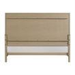 Brown Wood Panel Queen Panel Bed