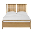 Brown Hickory Wood Bed