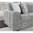 Gray Pop-Up Sleeper Sectional with Storage Chaise