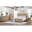 Wallace & Bay Beige Contemporary King Panel Bed