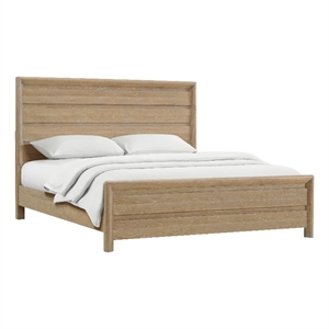 Wallace & Bay Beige Contemporary King Panel Bed
