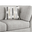 Gray Chenille Upholstered Chaise Sectional