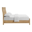 Wallace & Bay Solid Hickory Queen Bed in Brown