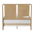 Wallace & Bay Solid Hickory Queen Bed in Brown
