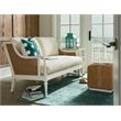 Coastal Living by Universal Furniture Escape Brown Rattan Ottoman Foot Stool