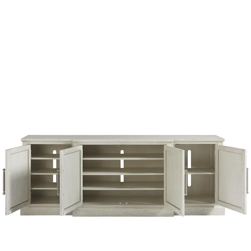 Escape 4 Door Entertainment Console in Sandbar Gray Finish